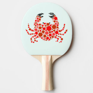 Raquette De Ping Pong Crabe en points