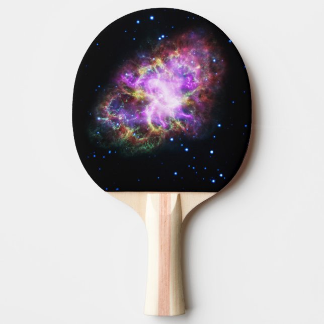 Raquette De Ping Pong Crabe Nebula Supernova Remnant Hubble Composite (Devant)