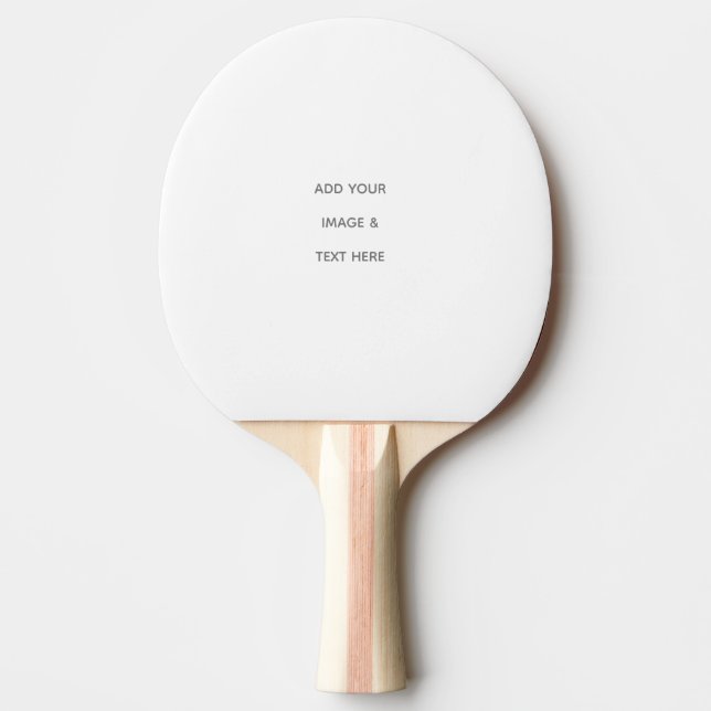 Raquette De Ping Pong Create Your Own white  (Devant)