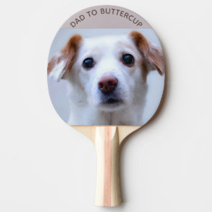 Raquette De Ping Pong Créer votre propre père photo de chien pour un p