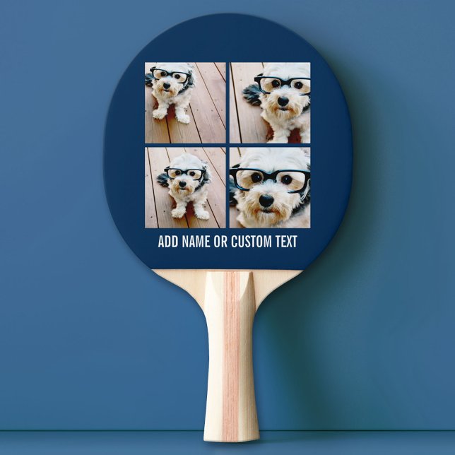 Raquette De Ping Pong Créez votre propre collection photo Navy 4 photos (Custom Pink Pong Paddle)