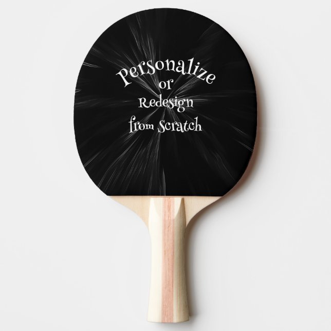 Raquette De Ping Pong Créez votre propre personnalisation (Devant)