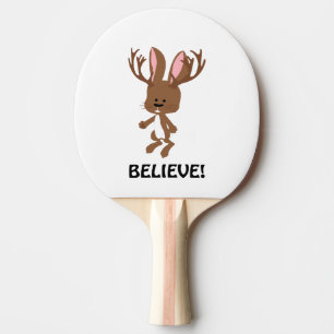 Raquette De Ping Pong Crois ! Cute Jackalope