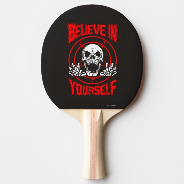 Raquette De Ping Pong Crois En Toi-Même (Devant)