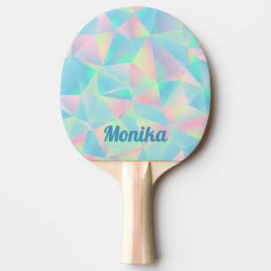 Raquette De Ping Pong Cute élégant holographique élégant