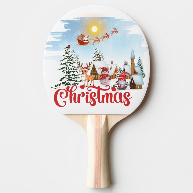 Raquette De Ping Pong Cute Gnome (Devant)