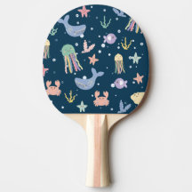 Cute Marine Vie Motif sans joint