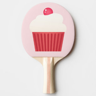 Raquette De Ping Pong Cute motif Cupcakes