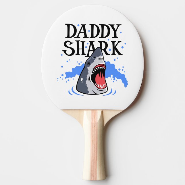 Raquette De Ping Pong Daddy Shark - Grand Blanc (Devant)