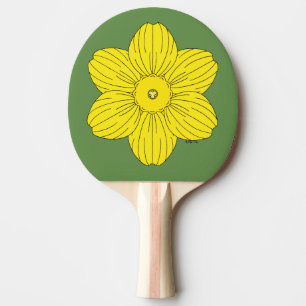 Raquette De Ping Pong Daffodique héraldique