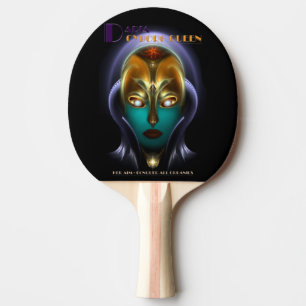 Raquette De Ping Pong Daria Cyborg Queen Ping Pong Paddle