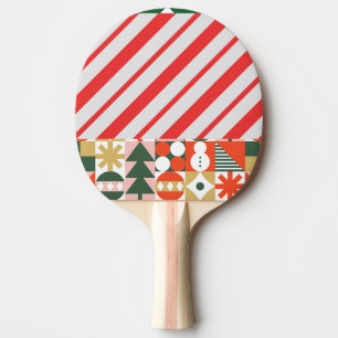 Raquette de Ping Pong de Noël