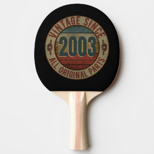 RAQUETTE DE PING PONG DEPUIS 2003 VINTAGE TOUTES PIÈCES D'ORIGINE.