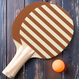 Raquette De Ping Pong Désert Soleil Polo Rayures et Uni