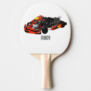 Raquette De Ping Pong dessin animé de Kart racing