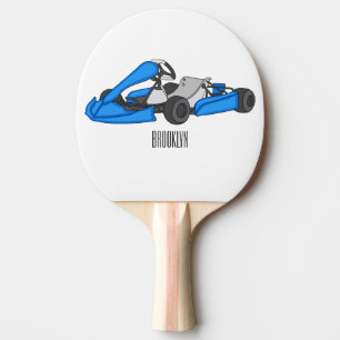 Raquette De Ping Pong dessin animé de Kart racing