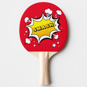 Raquette De Ping Pong Dessin animé OUPS ET ÉCRASEMENT
