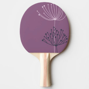 Raquette De Ping Pong Dessin botanique Pagaie de ping : Desi artistique