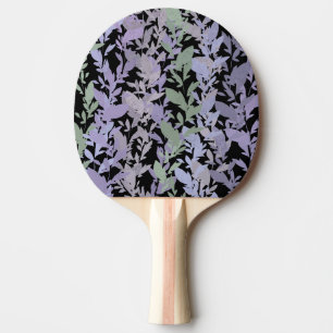 Raquette De Ping Pong Dessin de motif de vigne rampante feuillue avec pa
