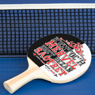 Raquette De Ping Pong Devise de la Bretagne