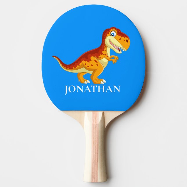 Raquette De Ping Pong Dinosaur T Rex BLUE BOI (Devant)