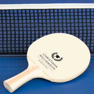 Raquette De Ping Pong Diplôme d'études scolaires et collégiales personna