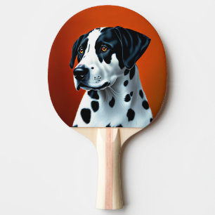 Raquette De Ping Pong Doggy Paddle Dalmatien