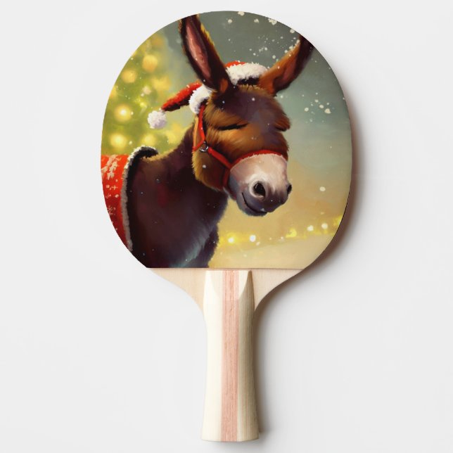 Raquette De Ping Pong Donkey de Noël (4) (Devant)