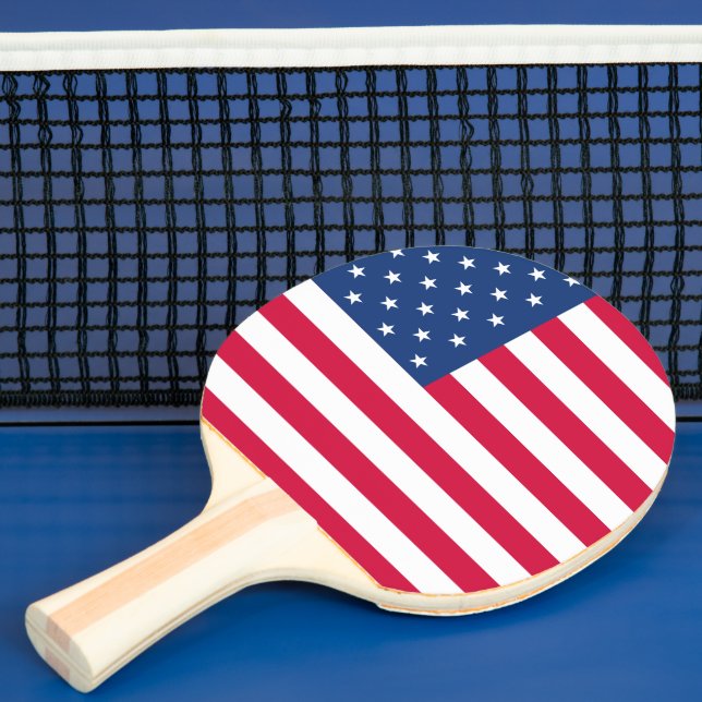 Raquette De Ping Pong Drapeau américain (Insitu)
