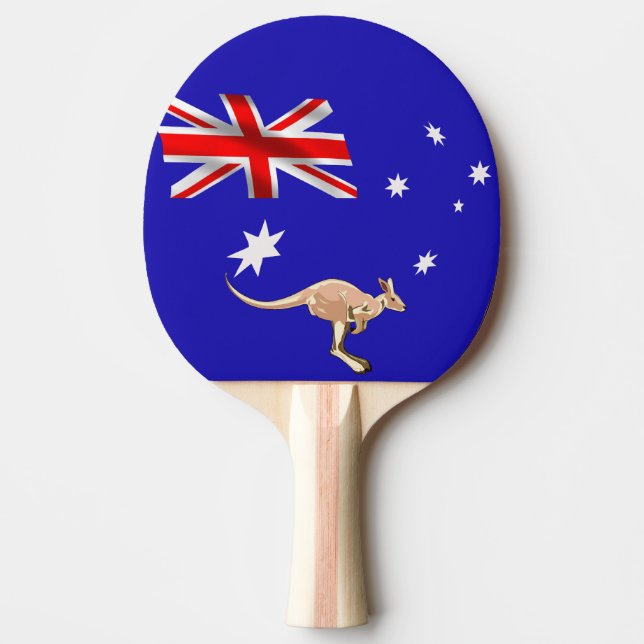 Raquette De Ping Pong Drapeau australien (Devant)