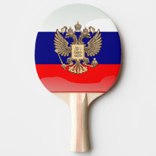 Raquette De Ping Pong Drapeau brillant russe