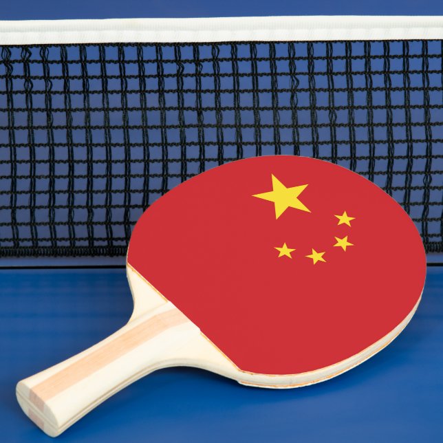Raquette De Ping Pong Drapeau chinois (Insitu)