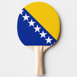Raquette De Ping Pong Drapeau de Bosnie-Herzégovine