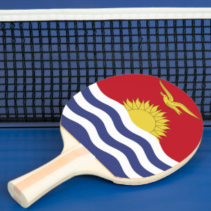 Raquette De Ping Pong Drapeau de Kiribati