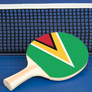 Raquette De Ping Pong Drapeau de la Guyane