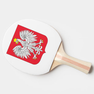 Raquette De Ping Pong Drapeau de la Pologne