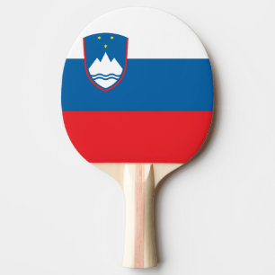 Raquette De Ping Pong Drapeau de la Slovénie