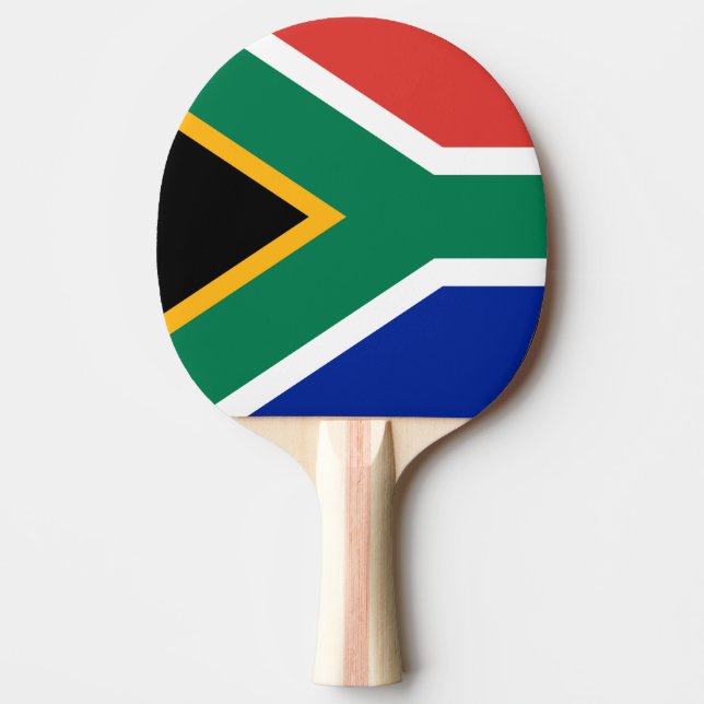 Raquette De Ping Pong Drapeau de l'Afrique du Sud (Devant)