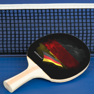 Raquette De Ping Pong Drapeau de l'Allemagne