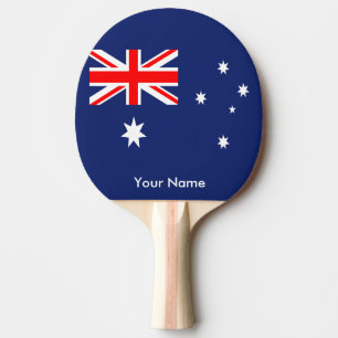 Raquette De Ping Pong Drapeau de l'Australie
