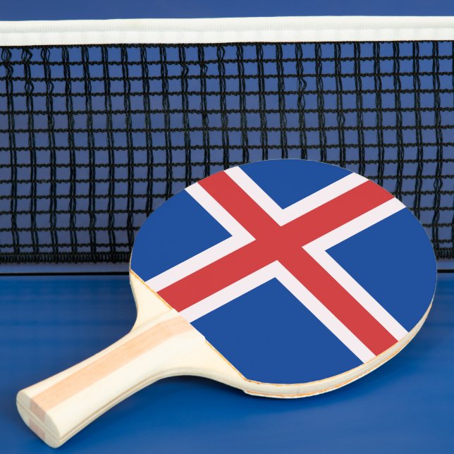 Raquette De Ping Pong Drapeau de l'Islande (Insitu)