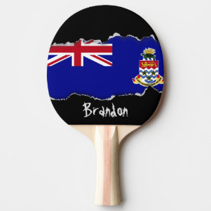 Raquette De Ping Pong Drapeau des Îles Caïman