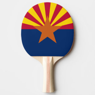 Raquette De Ping Pong Drapeau d'État de l'Arizona