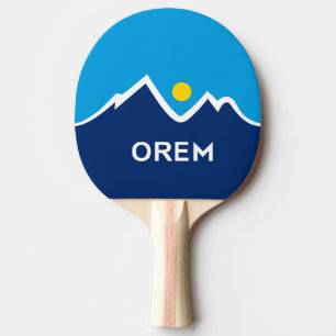 Raquette De Ping Pong Drapeau d'Orem, Utah