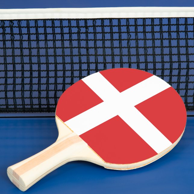 Raquette De Ping Pong Drapeau du Danemark (Insitu)
