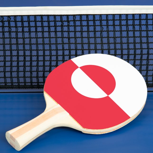 Raquette De Ping Pong Drapeau du Groenland (Insitu)