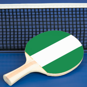 Raquette De Ping Pong Drapeau du Nigeria