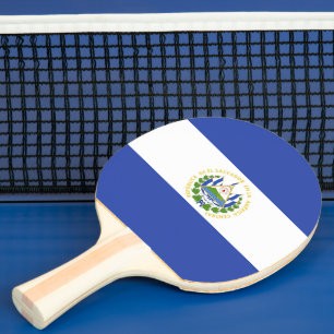 Raquette De Ping Pong Drapeau El Salvador