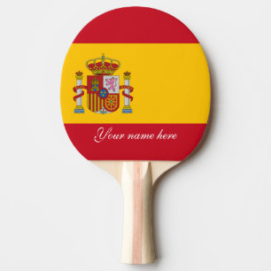 Raquette De Ping Pong Drapeau Espagne - Bandera de Espana