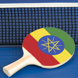 Raquette De Ping Pong Drapeau éthiopien